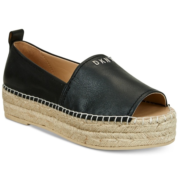 dkny peep toe espadrille